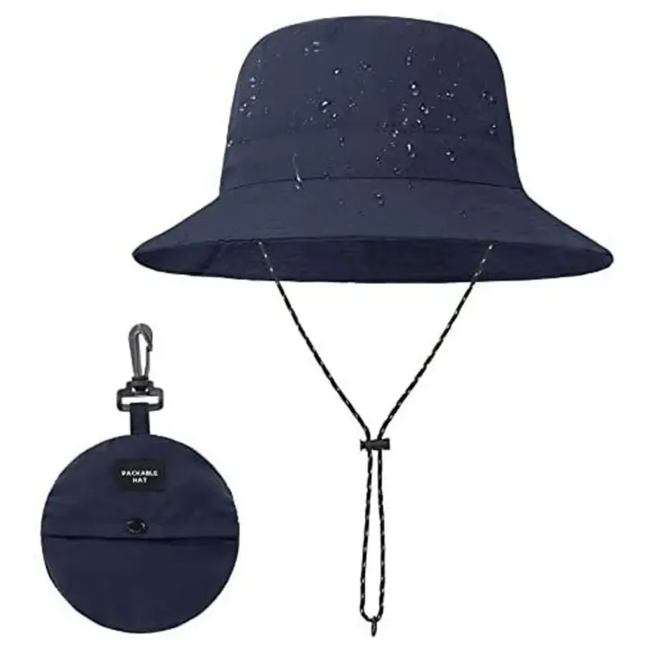 Collapsible%20Bucket%20Outdoor%20Hat%20Waterproof%20Fisherman%20Hat%20Women%20Summer%20Sun%20Anti-UV%20Protection%20Camping%20Hiking%20Mountaineering%20Caps%20-%20Image%205