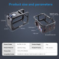 TELESIN Protective Frame Case For OSMO Action 3 4 5Pro Double Clod Shoe Aluminium Alloy shell For Action 3 4 5pro.
