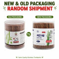 800pcs Disposable Toothpick Household Carbonized Bamboo Toothpick Eco-friendly Single Head Tooth Picks  For Home Dining Hotel. 