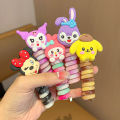 2Pcs Colorful Spiral Telephone Wire Hair Ties for Kids – Cute & Elastic Ponytail Bands. 