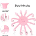 Head Massager Scalp 9 12 Claws Neck Comb Roller 9 Finger Steel Ball Hand Held Relax Spa Hair Care in Home. 