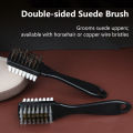 2 In 1 Suede Shoe Brush Double Side Efficient Cleaning Tool Nubuck Leather Care Eraser Shoe Cleaner Multifunctional Shoe Brush. 