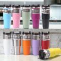 Send to Thai Yeti glass 890ml. 304 stainless steel water bottle, gradient color and solid color keep cool for a long time.. 