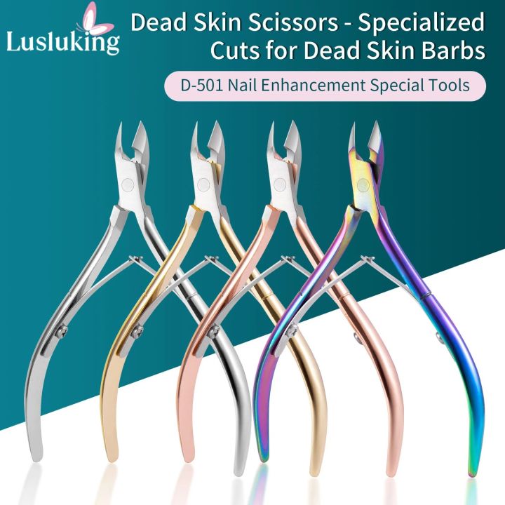 6mm Blade Fingernail Toenail Cuticle Nipper Trimming Stainless Steel Nail Clipper Cutter Cuticle Scissors Plier Manicure Tools