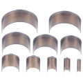 10pc Half Circle Punching Die, Belt Tail Puncher, Leather Bag Shoulder Tail Punching Tool, C-Type Hole Cutting Die Head Mold.