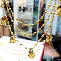 Gold Pearl Sahare Kaan Chain for Girls & Women – Bahubali Style Ear Chain Jewelry | Traditional Hair & Ear Piece. 