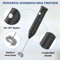 TINSOL Mini Electric Milk Frother Handheld Wireless Milk Frother USB Rechargeable Coffee Stirrer Electric Hand Mixer, Egg Beater.