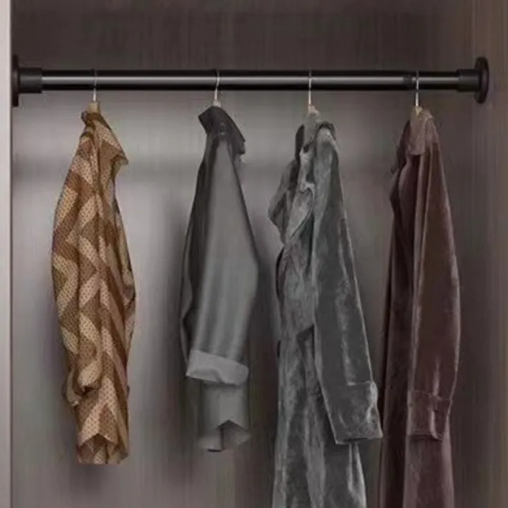 Metal%20Telescopic%20Door%20Curtain%20Rod%20Adjustable%20Length%20No%20Drilling%20Shower%20Curtain%20Pole%20Multi-functional%20Spring%20Curtain%20Rod%20-%20Image%203
