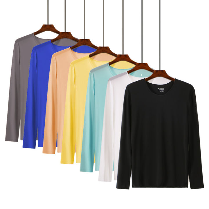 Winter%20Long%20Sleeve%20Men%20Thermal%20Underwear%20Undershirt%20Transparent%20Thin%20Long%20Johns%20Tops%20T%20Shirt%20Ice%20Silk%20O-Neck%20Tops%20Tee%20-%20Image%205