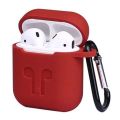 Airpods Case Cover with keychain, AirPods Silicone Case Cover Protective Skin for Apple, Airpod Charging Case. 