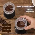 1Pc Universal Coffee Tamper & Distributor - Food Grade ABS Espresso Tool, Rotary Powder Dosing Ring for Moka Pot Leveler.