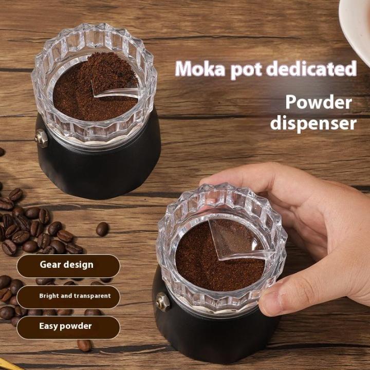 1Pc Universal Coffee Tamper & Distributor - Food Grade ABS Espresso Tool, Rotary Powder Dosing Ring for Moka Pot Leveler