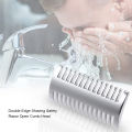Double Edge Shaving Safety Razor Open Comb Head Male Safety Razor Head Shaving Tool Barber Home Use. 
