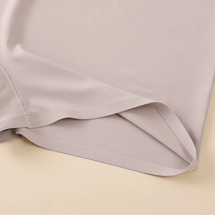 Womens%20Nylon%20Ice%20Silk%20Seamless%20Boyshort%20Underwear%20Anti-See-Through%20Breathable%20Non-Curling%20Safety%20Pants%20-%20Image%203