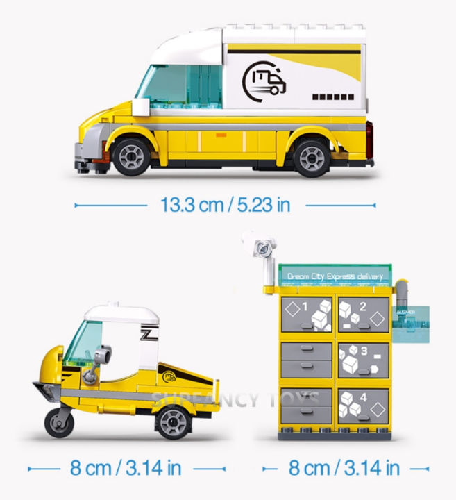 255PCS%20Express%20Processing%20System%20Container%20Truck%20Model%20Building%20Blocks%20-%20Educational%20Delivery%20Vehicle%20Car%20Toy%20for%20Children%20-%20Image%202