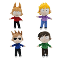 32-38CM Creative Eddsworld Plush Doll Anime Peripheral Plush Toys Tord Matt Tom Plush Dolls Kids Baby Soft Stuffed Toys Pillows. 