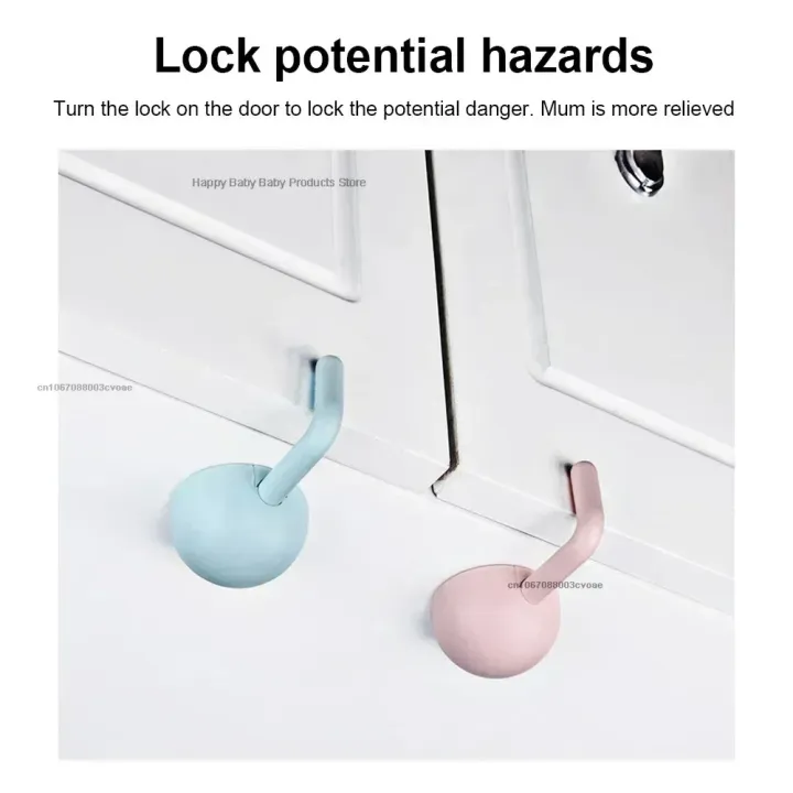 Safety%20Cabinet%20Multifunctional%201/2/3pc%20Baby%20Safety%20Lock%20Anti-Pinch%20Hand%20Children%20Door%20Drawer%20Locks%20Security%20Refrigerator%20Buckle%20-%20Image%204