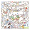 Ready to ship! Cinnamoroll Sanrio sticker, 50 different pattern waterproof sticker. 