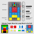 AI Huarong Road Magnetic Suction Block Sliding 500+ Levels Puzzle Toys Logical Thinking Training Brain-burning Board Game Toys. 