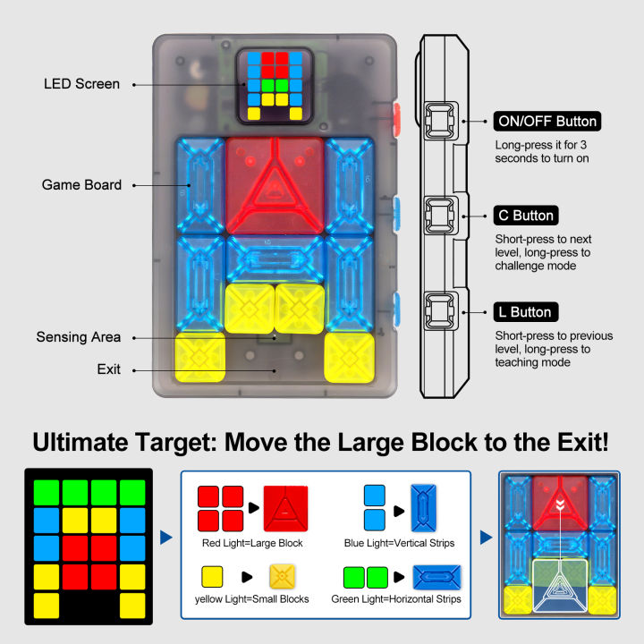 AI%20Huarong%20Road%20Magnetic%20Suction%20Block%20Sliding%20500+%20Levels%20Puzzle%20Toys%20Logical%20Thinking%20Training%20Brain-burning%20Board%20Game%20Toys%20-%20Image%202