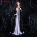 Belly Dance Coat Long Sleeve Robe Competition clothes Tango Cha Cha Dancewear Female adult Temperament Performance Clothing.