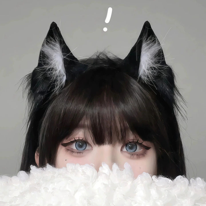 1PC Halloween Cat Ear Cosplay Headband for Women - 2026 New Style, Cute Hairband for Face Washing, Photo-Ready Headpiece