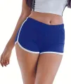 Sports Shorts Women Casual Loose Straight Pants Wearing High-Waisted Thin Anti-Walking Three-Point Yoga Hot Pants. 