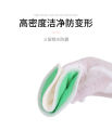 Three-layer waterproof ultra-fine bamboo fiber breast pads makeup removal pads washable bra anti-milk pads postpartum mother supplies -2pcs. 