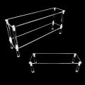 Vertical Acrylic Risers Display Stand Perfume Organizer Display Shelf & Versatile Cupcake Stand Holder for Figures,Dessert.