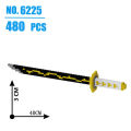 240+Pcs Japanese Anime Building Blocks Blade Knife Diamond Samurai Sword Katana Butterfly Nichirin Brick Toys For Children Adult. 
