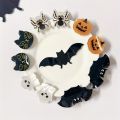 2pcs Cute Spider, Cat, Bat Mini Acrylic Hair Clips - Perfect for 14+ Year Olds - Adorable Accessories for Your Hairstyle. 