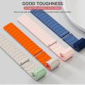 20mm 22mm Silicone Magnetic Band for Huawei Watch GT6/5 GT6/5Pro GT3 46mm Sport Strap for Samsung Galaxy Watch 7 6 5 4 Bracelet.