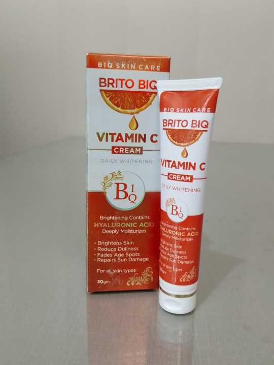 Brito Biq Vitamin C Skin Whitening Cream for Men and Women