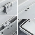 IP66 Outdoor Waterproof ABS Gray/Transparent Cover Plastic Electronic Junction Box Electronic Housing Outdoor Waterproof Box. 