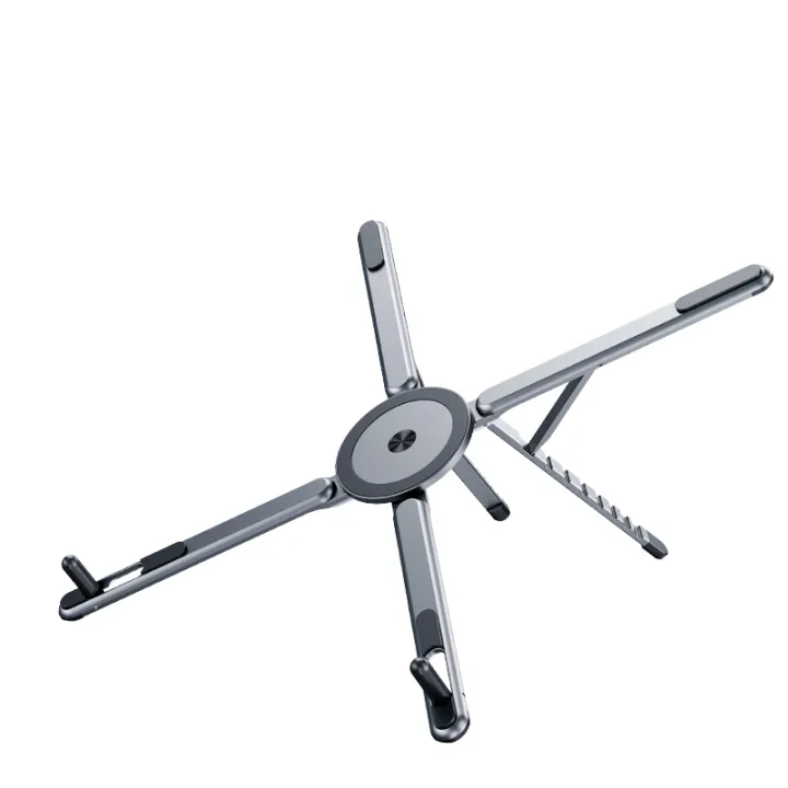Kimdoole%203-in-1%20Multifunctional%20Mobile%20Phone%20Tablet%20And%20Laptop%20Stand%20Powerful%20Magnetic%20Aluminum%20Alloy%20Folding%20Portable%20Stand%20-%20Image%207