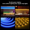 Zigbee DC24V COB LED Strip Light 840leds/m 1-5M RGB High Density Flexible FOB COB Lights TV Bedroom Party DIY Decor  Alexa. 