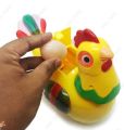 Laying hen egg chicken duck early learning toy moving music toy. 