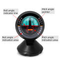 HD High-Precision Car Compass Inclinometer Slope Meter Vehicle Declinometer Gradient Finder Tool Car Accessories. 