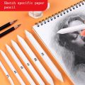 6pcs Blending Stumps Paper Art Sandpaper Pencil for Artist Charcoal Sketch Drawing High Gloss Smudging Art Painting Roll. 