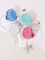 1PCS scalp massage shampoo brush, soft silicone hair used to remove dandruff and exfoliate. 
