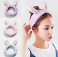 Korean Rabbit Cute Hair Band Wide-sided Face Wash Headband Sports Headband Bangs Headband. 