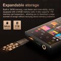 Hi-Fi MP3 Player with Bluetooth and WiFi, Oilsky Lossless DSD High-Resolution Digital Audio with 16GB/80GB Memory up to 1TB.