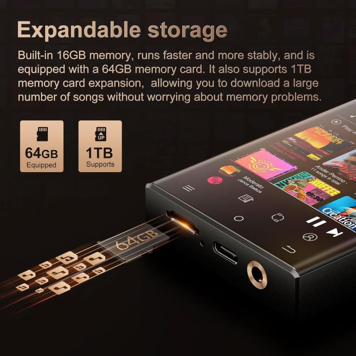 Hi-Fi%20MP3%20Player%20with%20Bluetooth%20and%20WiFi,%20Oilsky%20Lossless%20DSD%20High-Resolution%20Digital%20Audio%20with%2016GB/80GB%20Memory%20up%20to%201TB%20-%20Image%206