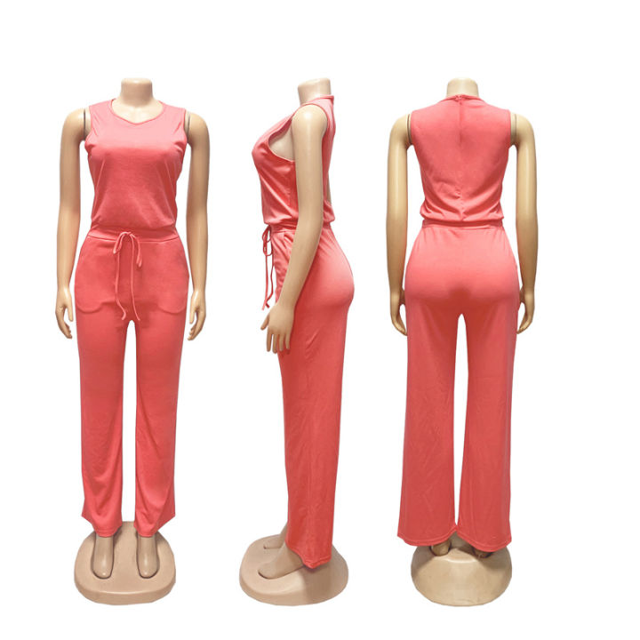 Solid%20Casual%20Jumpsuit%20for%20Women%20Sleeveless%20Drawstring%20High%20Waist%20One%20Pieces%20Rompers%20and%20Jumpsuits%20Summer%20Outfits%20Combinaison%20-%20Image%206