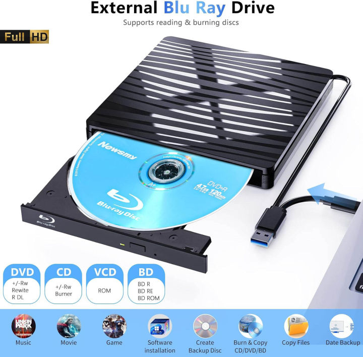 External USB Blu-ray Player