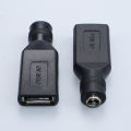 JCD DC Plug 5.5*2.1mm to USB Female Male Jack Socket DC 5.5x2.1mm 5V Power Adapter Charging Converter For Laptop PC. 