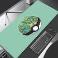 New Large PU Leather Mouse Pad Pokemon Bulbasaur Anime Mouse Mats Keyboard Pad Mousepad Pc Computer Desk Mat Student Writing Pad.