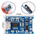 1-20PCS Type-c/Micro/Mini USB 5V 1A 18650 TP4056 Lithium Battery Charger Module Charging Board With Protection Function Li-ion. 