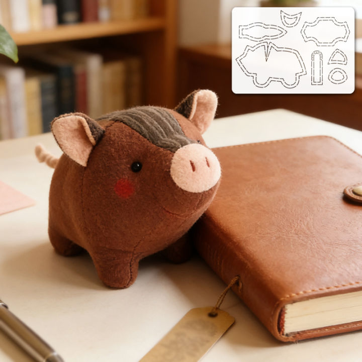 YOMDID%201pc%20Adorable%20Pig%20Sewing%20Quilting%20Soft%20Template%20DIY%20Pig%20Pattern%20PET%20Quilting%20Template,%20Pattern%20Transfer%20Tool%20-%20Image%203