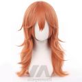 Angel Devil for Chainsaw Man Bangs Long Orange Brown Cosplay Wigs Halloween Costume Party AdultHair Wig. 
